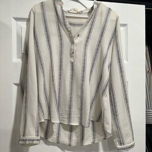 Striped White and Black women’s shirt